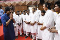 Pawan Kalyan felicitates wrestlers Photos
